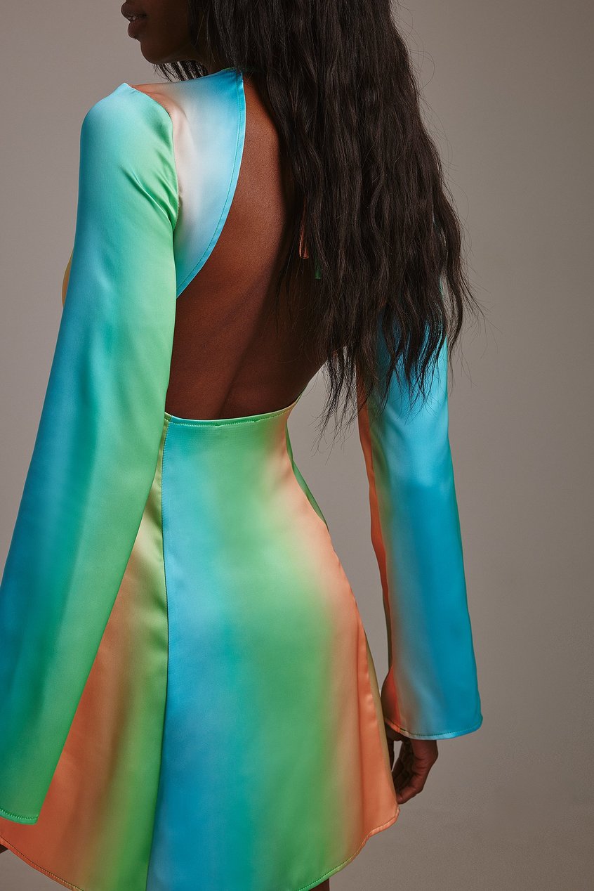 Kleider Print Kleid | Flowy Cut Out Mini Dress - SV59126