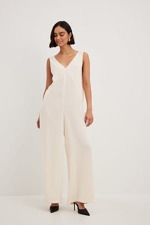 Offwhite Flowy Jumpsuit