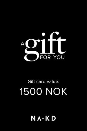 1500 NOK One gift. Endless fashion choices.