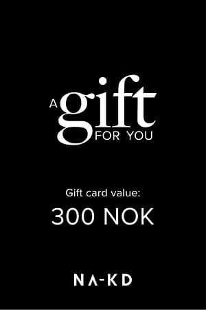 300 NOK One gift. Endless fashion choices.