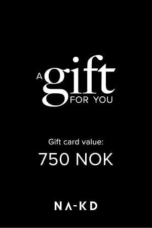750 NOK One gift. Endless fashion choices.
