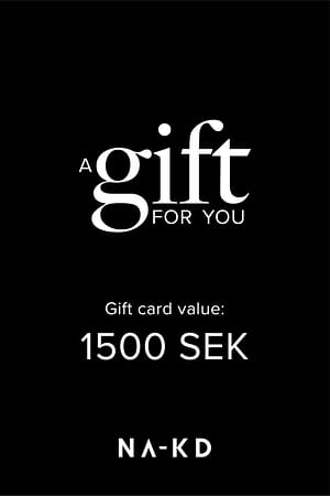 1500 SEK One gift. Endless fashion choices.