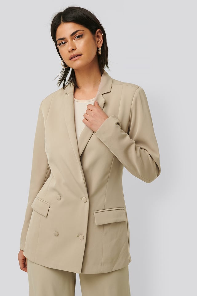 Oversized Blazer Stone