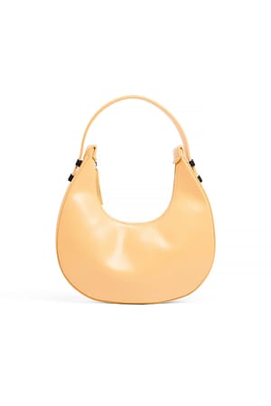 Warm Yellow Glossy Rounded Bag