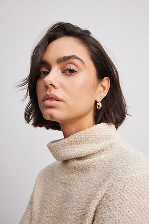 Gold Gold Plated Small Hoop Earrings