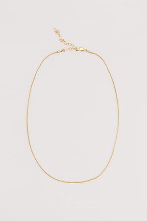 Gold Gold Plated Snake Chain Choker
