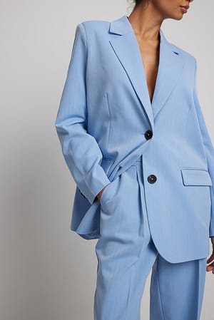 Blue Oversize blazer