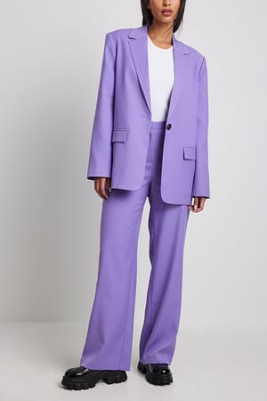 Purple Spodnie o wysokim stanie