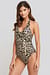 Leopard Flounced Swimsuit