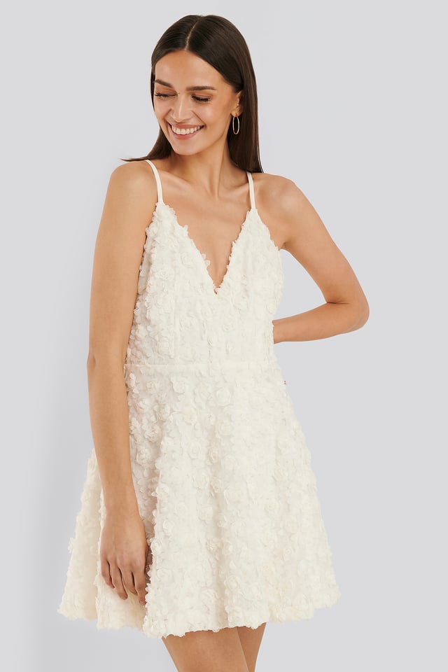 Minimekko Ivory