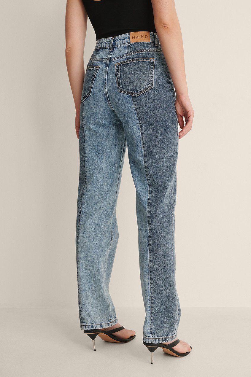 Jeans Influencer Collections | Organische Jeanshose mit Kontrast-Panel - MY65148