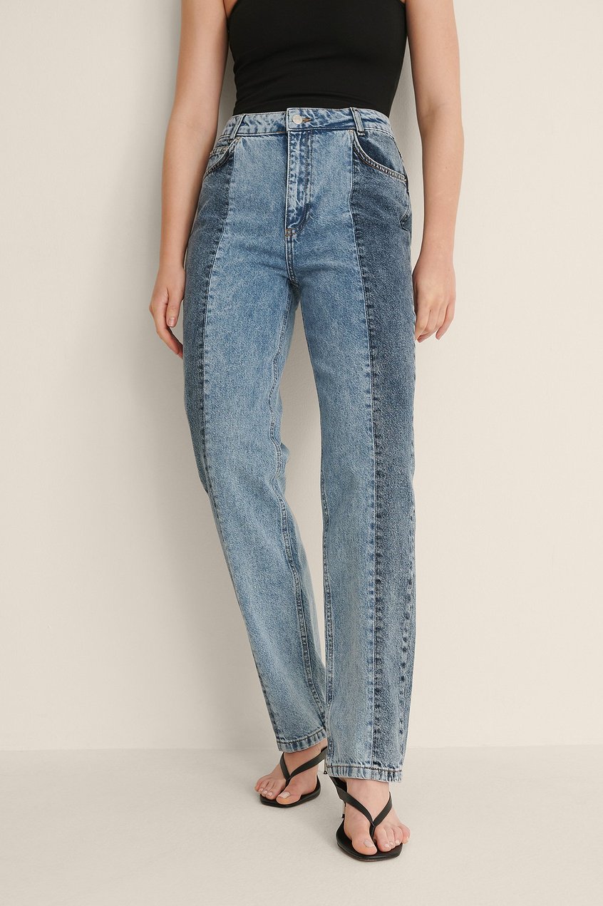 Jeans Influencer Collections | Organische Jeanshose mit Kontrast-Panel - MY65148