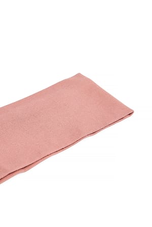 Dusty Dark Pink Jersey Stirnband
