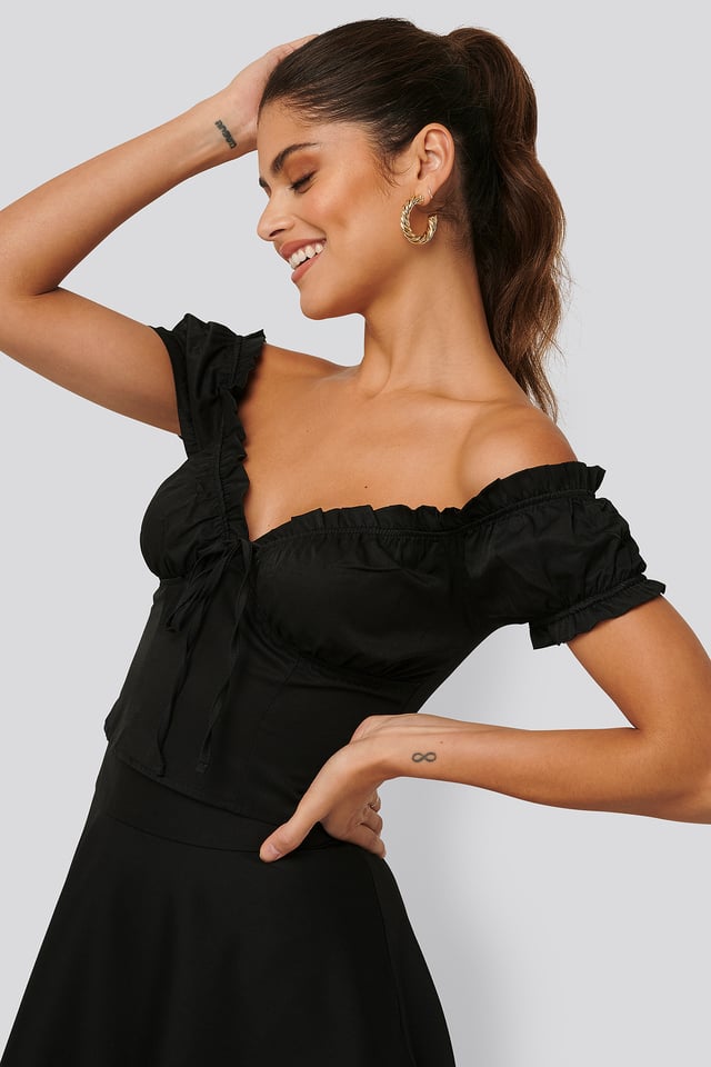 Off Shoulder -Toppi Black