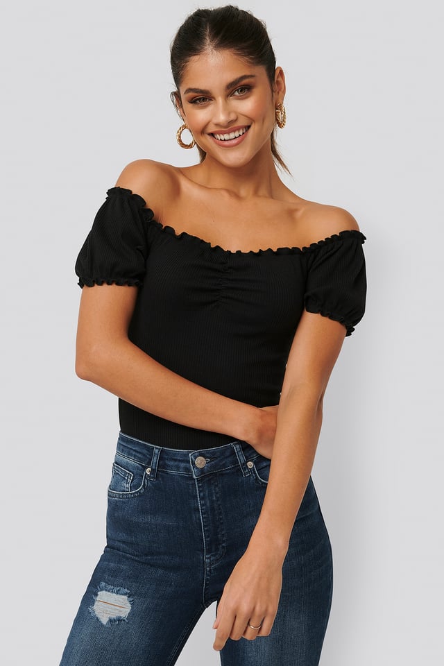 Off Shoulder -Toppi Black