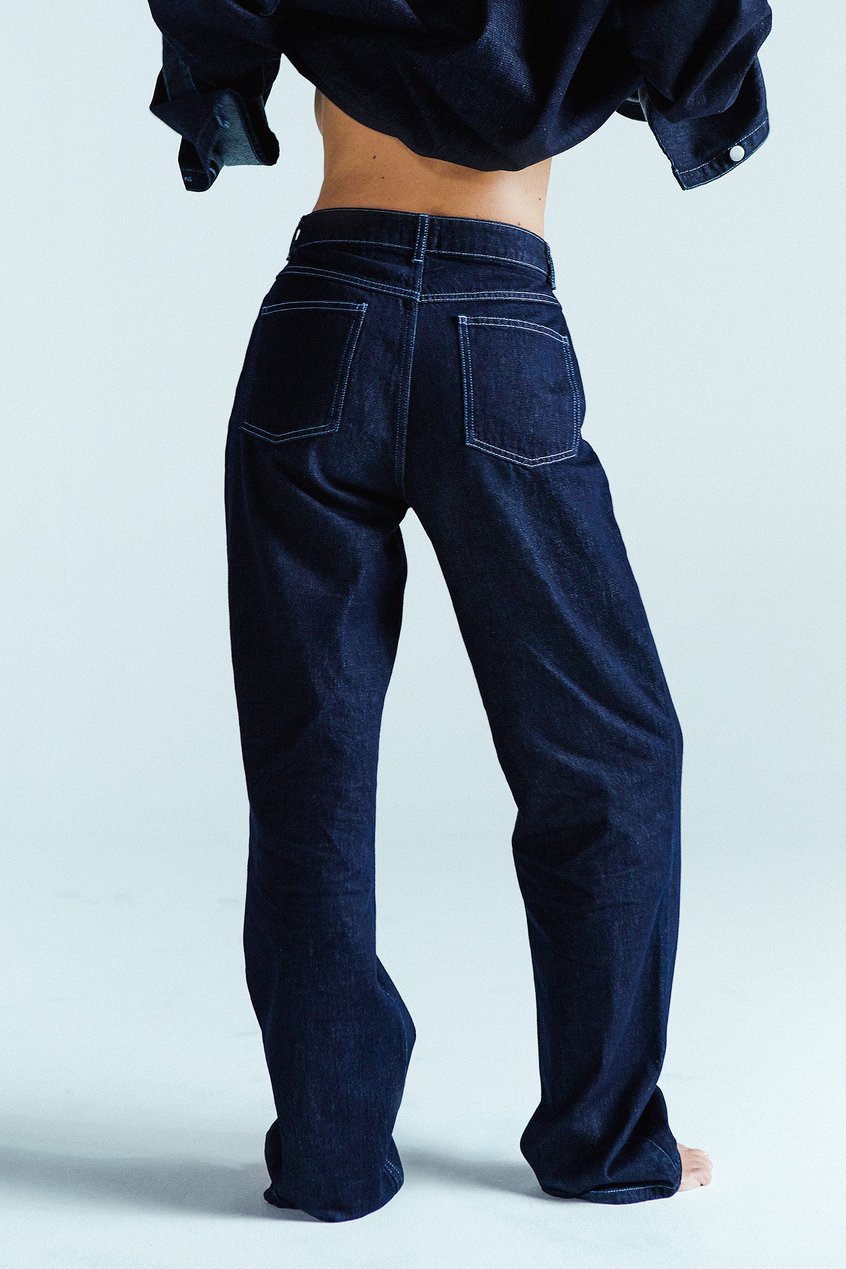 Jeans High Waisted Jeans | Jeans mit langen Beinen - OG27951