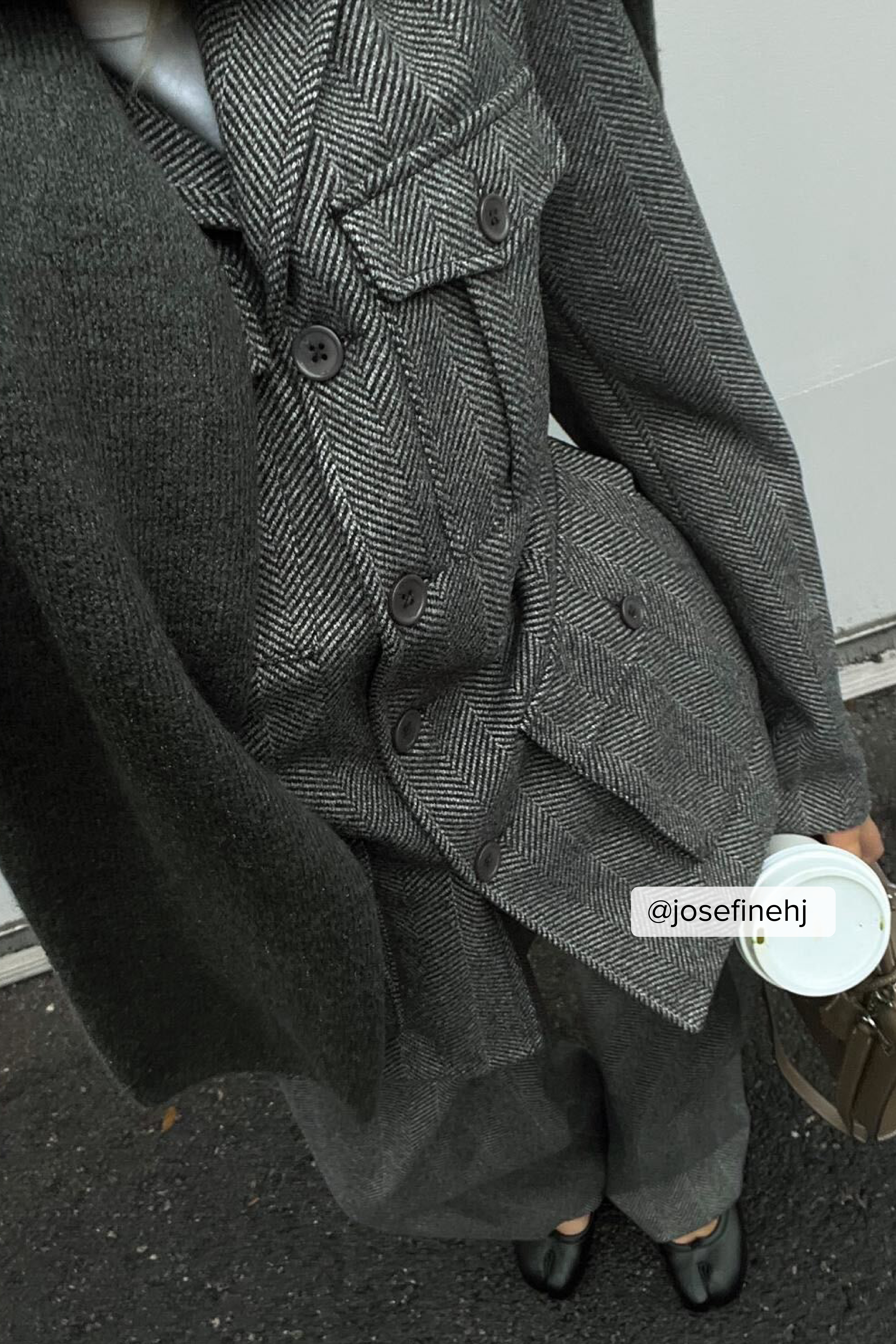 Tweed Jacket Grey | NA-KD