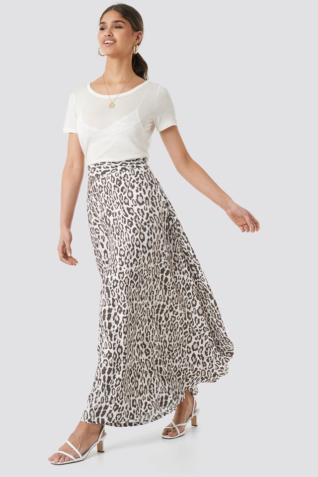 Leopard Maxi Skirt Leopard