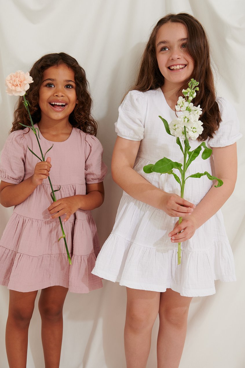 Vêtements Enfants Kids Clothing | Robe volume à manches bouffantes bio - NZ90213