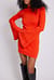 Knitted Bell Sleeve Dress