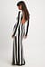Knitted Striped Maxi Dress