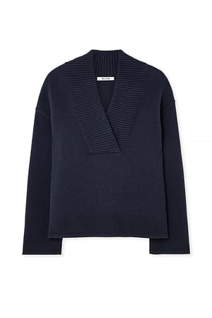 Navy Knitted Sweater