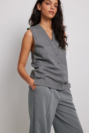 Onbekwaamheid Leggen optocht Sweater vest | Shop knitted vests for women at NA-KD | NA-KD
