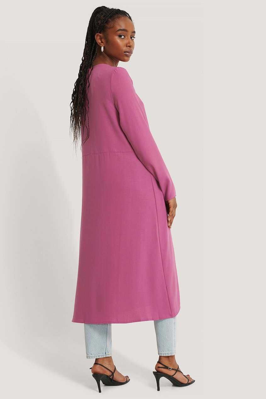 Collections des influenceuses Robes mi-longues | High Slit Midi Dress - HG27494