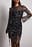 Lace Sequin Midi Dress