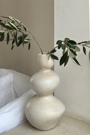 Stone White Layered Bubble Vase