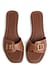 Leather Buckle Slippers