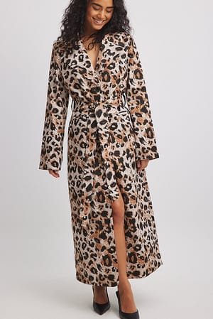 Leopard Leopard Print Coat