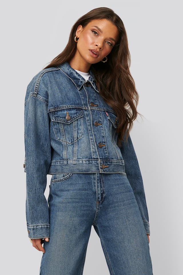 Kort Denimjakke Dad Tom