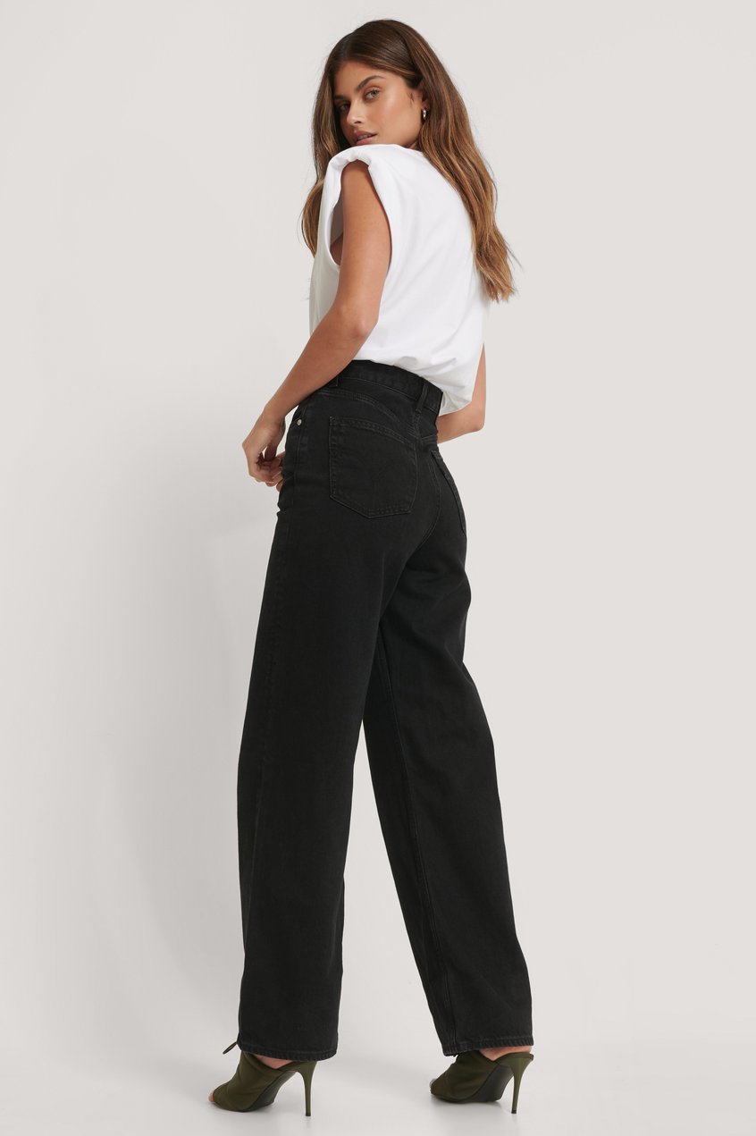 Jean Jeans larges | Jean Ample Taille Haute - XM85285