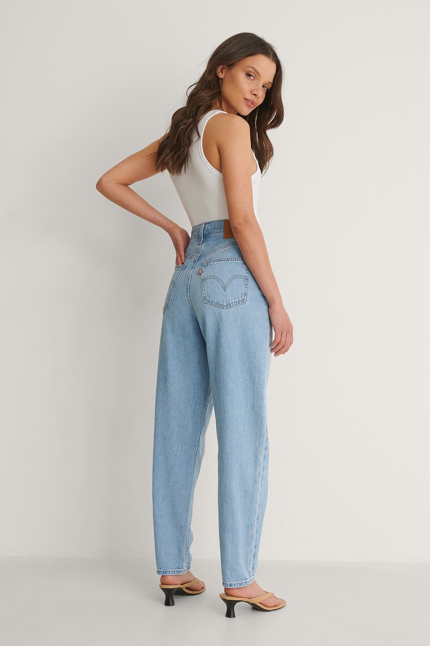 Jeans Mom Jeans | High Loose Taper Jeans Near Sighted - QL25981