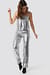 Sparkle Striped Flared Pants