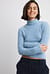 Long Sleeve Mock Neck Knitted Top