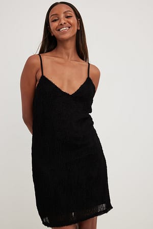 Black Loose-fit klänning