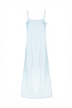 4610409 Black Low Back Satin Dress main image 1