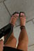 Low Stiletto Ankle Strap Heels