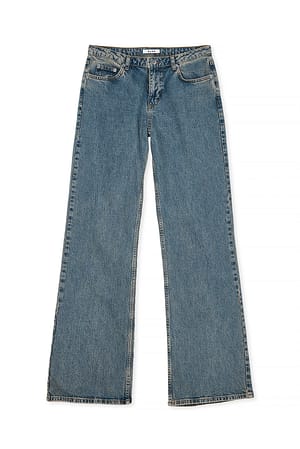 Low Waist Jeans Blue | NA-KD