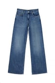 Mid Blue Jean large taille basse