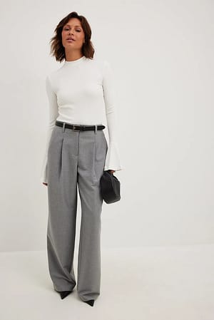 A Guide To What Tops To Wear With Wide-Leg Pants