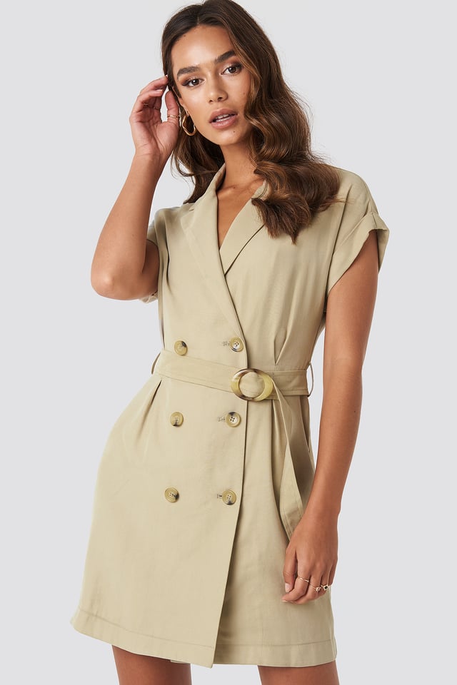 Basel Dress Sand Stone