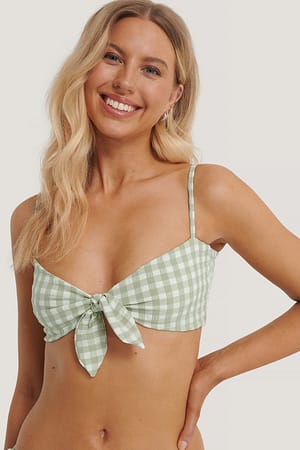 Pastel Green Top bikini