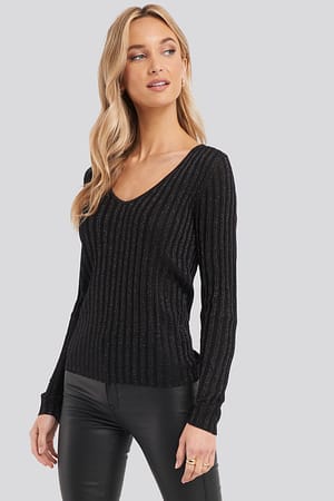 Black Whitney Sweater