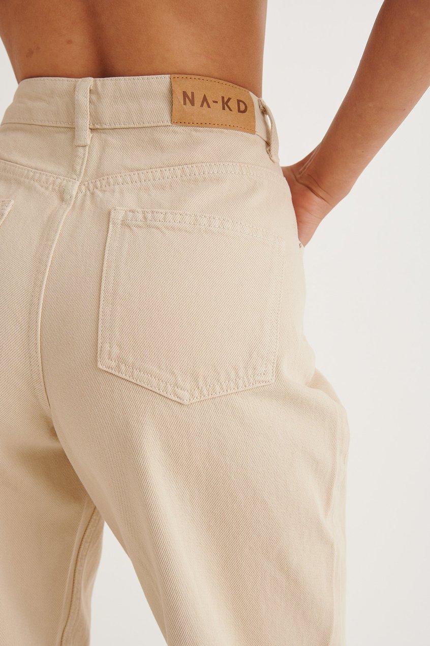 Jean Jeans droits | Pantalon en denim coupe ample biologique - BU52216