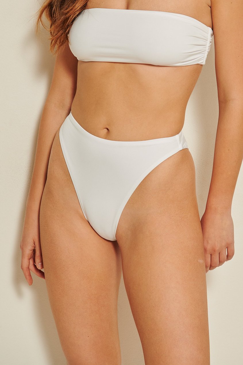 Schwimm & Strandbekleidung Bikini Unterteile | Recyceltes Bikini-Höschen Mit Hohem Bein - GH08270