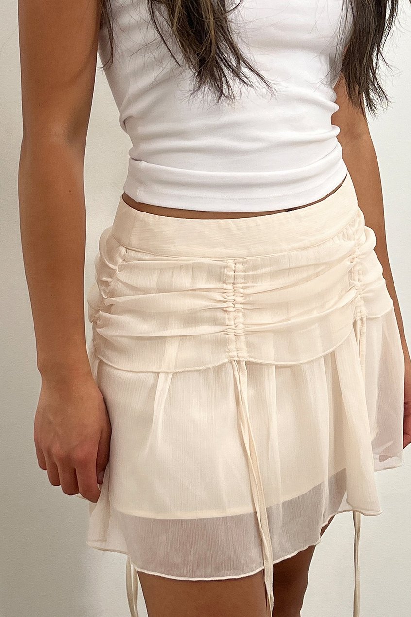 Röcke Faltenröcke | Mini Drawsring Detailed Skirt - QG27588