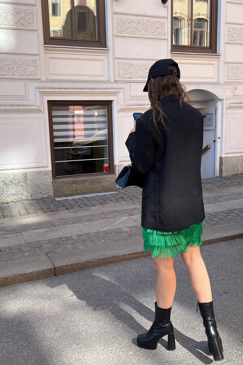 Röcke Skirts | Minirock mit Fransen - PF33025